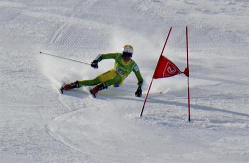  O esquiador baiano Nathan Alborghetti , de 15 anos, garantiu uma medalha de bronze / Foto: Divulgação 